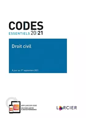 Couverture du produit · Code essentiel - Droit civil 2021