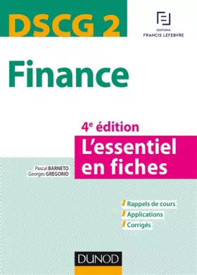 Couverture du produit · DSCG 2 - Finance - 4e éd. - L'essentiel en fiches: L'essentiel en fiches