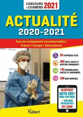 Couverture du produit · Actualité 2020-2021 - Concours et examens 2021 - Actu 2021 offerte en ligne: Tous les événements incontournables - France, Euro