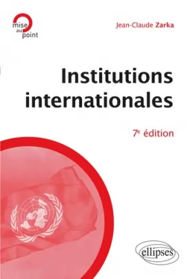 Couverture du produit · Institutions internationales - 7e édition