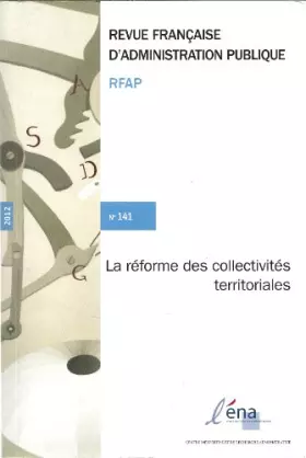 Couverture du produit · RFAP N° 141. La réforme des collectivités territoriales
