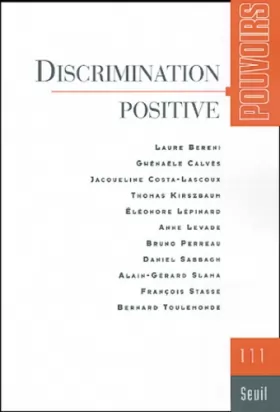 Couverture du produit · Pouvoirs, N° 111 : Discrimination positive