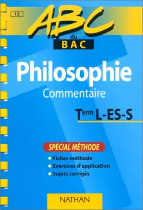 Couverture du produit · ABC du bac, philosophie niveau terminale, spécial méthode
