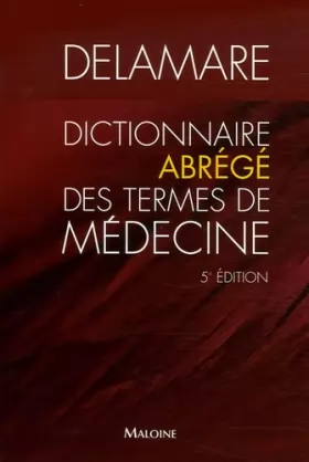Couverture du produit · Dictionnaire abrégé des termes de médecine