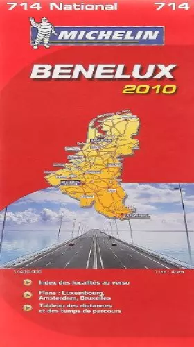Couverture du produit · CARTE ROUTIERE 714 BENELUX 2010