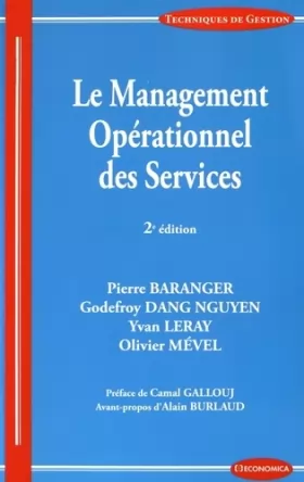 Couverture du produit · Management Operationnel des Services, 2e ed. (le)