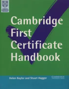 Couverture du produit · Cambridge First Certificate Handbook