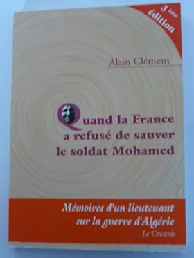 Couverture du produit · Quand la France a refusé de sauver le soldat Mohamed