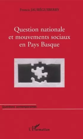 Couverture du produit · Question nationale et mouvements sociaux en Pays Basque