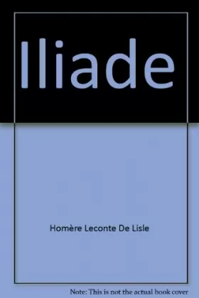 Couverture du produit · Iliade