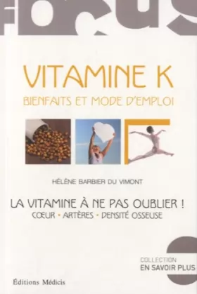 Couverture du produit · Vitamine k
