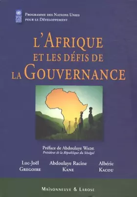 Couverture du produit · L'Afrique et les défis de la Gouvernance