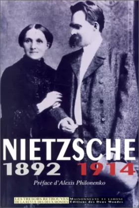 Couverture du produit · Nietzsche: 1892-1914