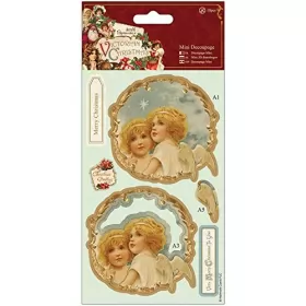 Couverture du produit · Victorian Christmas - Mini Decoupage - Angels
