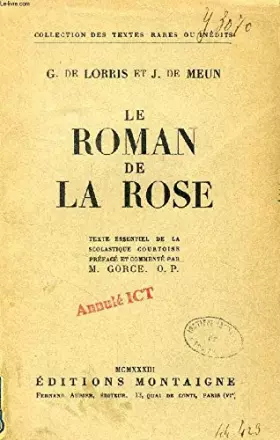 Couverture du produit · LE ROMAN DE LA ROSE