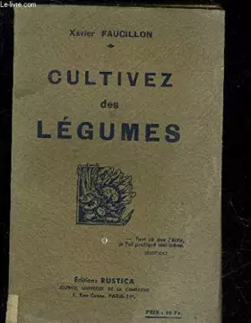 Couverture du produit · CULTIVEZ DES LEGUMES