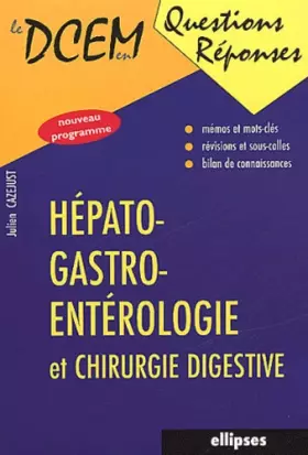 Couverture du produit · Hépato-gastro-entérologie et chirurgie digestive