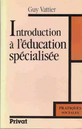 Couverture du produit · Introduction education specialisee
