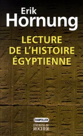 Couverture du produit · Lecture de l'histoire égyptienne