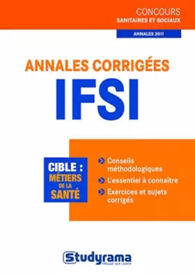 Couverture du produit · Annales corrigées IFSI