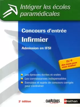 Couverture du produit · Concours d'entrée Infirmier : Admission en IFSI (ancienne édition)