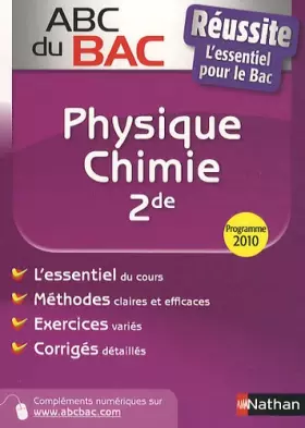 Couverture du produit · ABC du BAC Réussite Physique - Chimie 2de