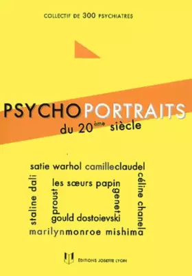 Couverture du produit · Psychoportraits du 20eme siecle