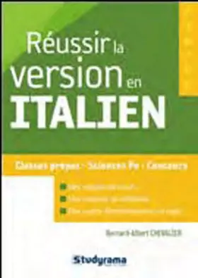 Couverture du produit · Réussir la version en italien