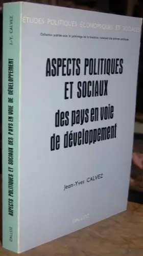 Couverture du produit · Aspects politiques et sociaux des pays en voie de développement