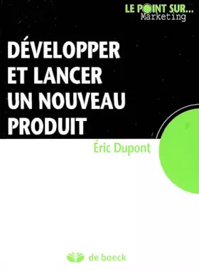 Couverture du produit · Développer et lancer un nouveau produit