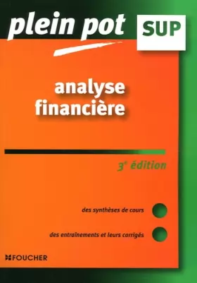 Couverture du produit · Analyse financière Enseignement supérieur, BTS, DUT tertiaires (Ancienne Edition)