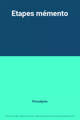 Couverture du produit · Etapes mémento