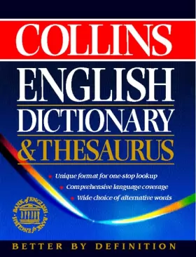 Couverture du produit · Collins Dictionary and Thesaurus
