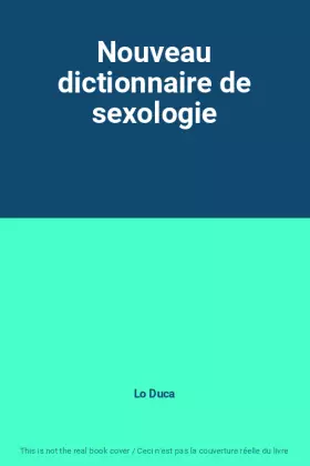 Couverture du produit · Nouveau dictionnaire de sexologie