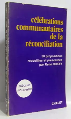 Couverture du produit · Célébrations communautaires de la réconciliation