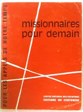 Couverture du produit · Missionnaires pour demain, session de lyon 1965