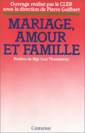 Couverture du produit · Mariage, amour et famille