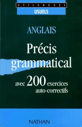 Couverture du produit · Anglais, 200 exercices: Avec précis grammatical et corrigés