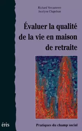 Couverture du produit · Evaluer la qualité de la vie en maison de retraite