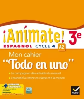 Couverture du produit · Animate Espagnol 3e éd. 2016 - Cahier d'activités