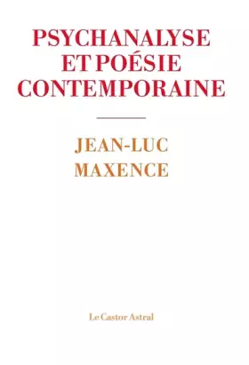 Couverture du produit · Psychanalyse et poésie contemporaine