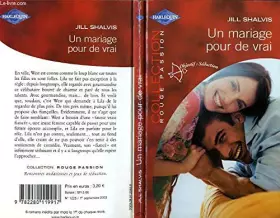 Couverture du produit · UN MARIAGE POUR DE VRAI - THE BACHELOR'S BED