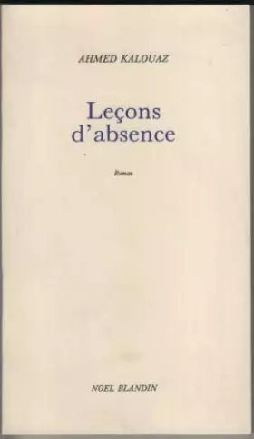 Couverture du produit · Leçons d'absence