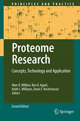 Couverture du produit · Proteome Research: Concepts, Technology and Application