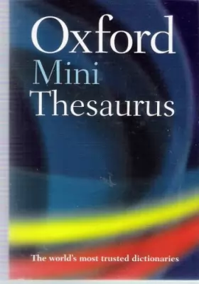 Couverture du produit · Oxford Mini Thesaurus