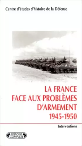 Couverture du produit · La France face aux problèmes d'armement