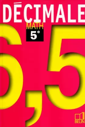 Couverture du produit · Math 5e 97 - livre de l'élève