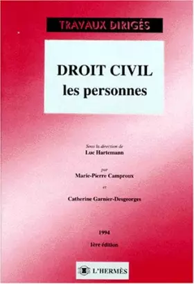 Couverture du produit · travaux dirigés