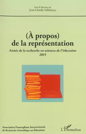 Couverture du produit · (À propos) de la représentation: Année de la recherche en sciences de l'éducation 2015