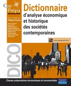 Couverture du produit · Dictionnaire d'analyse économique et historique des sociétés contemporaines